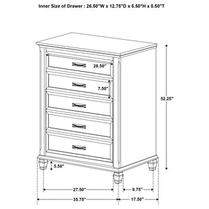 Devon Bedroom Set White