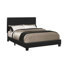 Load image into Gallery viewer, Mauve Full Upholstered Bed Black image
