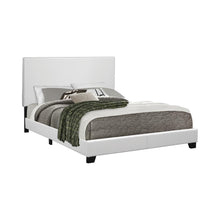 Load image into Gallery viewer, Mauve Full Upholstered Bed White image
