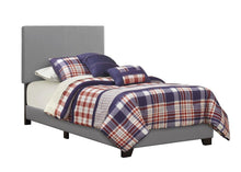 Load image into Gallery viewer, Dorian Upholstered Twin Bed Grey image
