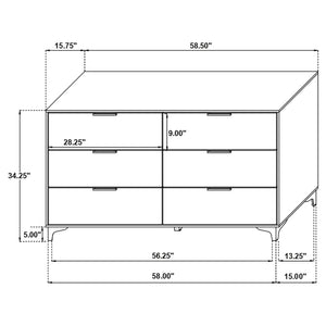 Kendall 5 Pc Bedroom Set