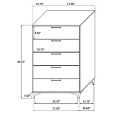 Load image into Gallery viewer, Kendall 5 Pc Bedroom Set
