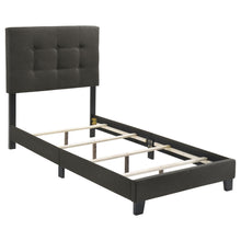 Load image into Gallery viewer, Mapes Tufted Upholstered Eastern King, Queen, Twin &amp; Full Bed Charcoal &amp; Grey
