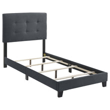 Load image into Gallery viewer, Mapes Tufted Upholstered Eastern King, Queen, Twin &amp; Full Bed Charcoal &amp; Grey
