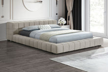 Load image into Gallery viewer, Trinity California King, E.king, Queen, &amp; Full Bed Green &amp; Light Taupe
