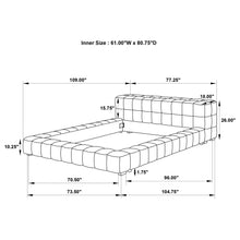 Load image into Gallery viewer, Trinity California King, E.king, Queen, &amp; Full Bed Green &amp; Light Taupe
