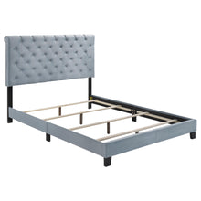 Load image into Gallery viewer, Warner Eastern King Upholstered Bed Slate Blue image
