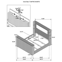 Load image into Gallery viewer, Tisdall Wingback TV Bed with Flame Visualizer
