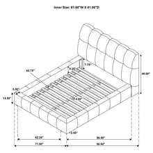 Load image into Gallery viewer, Nollet Panel Platform Bed
