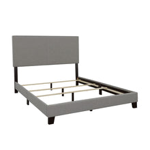 Load image into Gallery viewer, Boyd California King, King, &amp; Queen Upholstered Bed with Nailhead Trim Charcoal &amp; Grey
