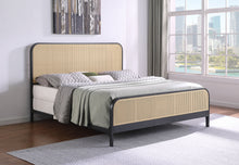 Load image into Gallery viewer, Lanewood Eastern King &amp; Queen Bed Black &amp; White
