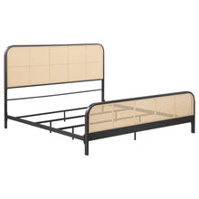 Load image into Gallery viewer, Lanewood Eastern King &amp; Queen Bed Black &amp; White
