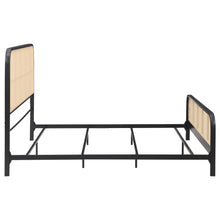 Load image into Gallery viewer, Lanewood Eastern King &amp; Queen Bed Black &amp; White
