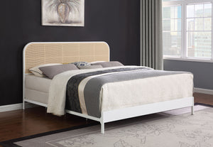 Amherst Eastern King, Queen, Full, & Twin Bed White & Black