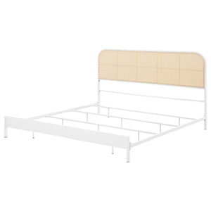 Amherst Eastern King, Queen, Full, & Twin Bed White & Black