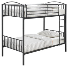 Load image into Gallery viewer, Anson Twin Over Twin Bunk Bed with Ladder image
