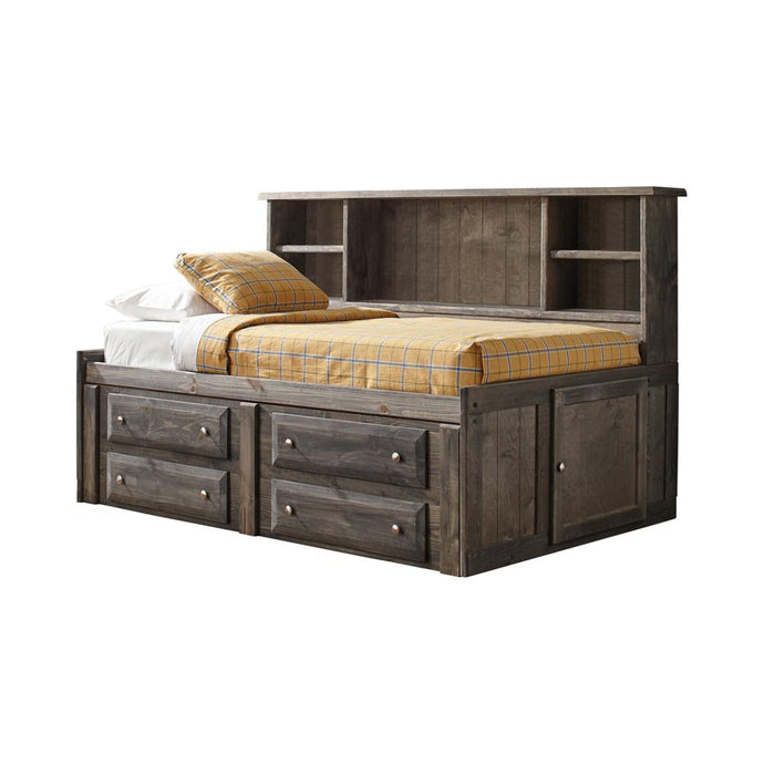 Wrangle Hill Twin Storage Daybed Gun Smoke image