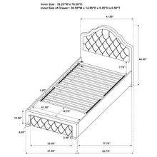Load image into Gallery viewer, Ashleigh Twin Bed
