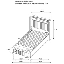Load image into Gallery viewer, Madison Twin Bed
