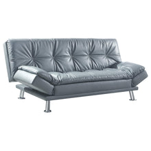 Load image into Gallery viewer, Dilleston Tufted Back Upholstered Sofa Bed Grey image
