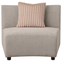 Load image into Gallery viewer, Fayette Upholstered Armless Chair Greige
