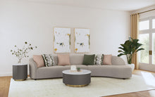 Load image into Gallery viewer, Fayette Upholstered Armless Chair Greige
