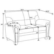 Load image into Gallery viewer, Clementine Stationary Loveseat
