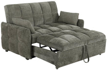 Load image into Gallery viewer, Cotswold Tufted Cushion Sleeper Sofa Bed Light Grey &amp; Dark Grey
