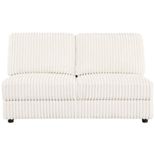 Load image into Gallery viewer, Emberson Upholstered Armless Loveseat Ivory
