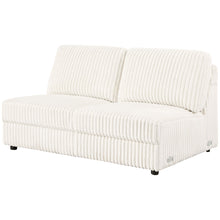 Load image into Gallery viewer, Emberson Upholstered Armless Loveseat Ivory
