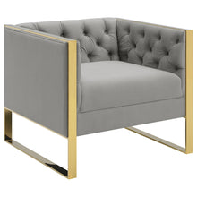 Load image into Gallery viewer, Eastbrook Tufted Back Chair Grey image
