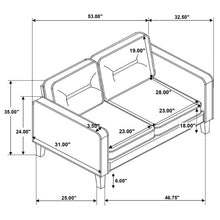 Load image into Gallery viewer, Jonah Stationary Loveseat
