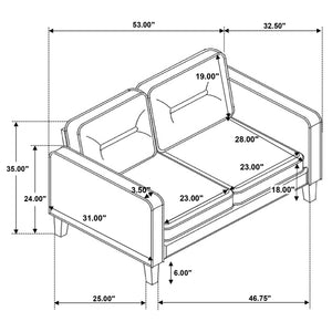 Jonah Stationary Loveseat