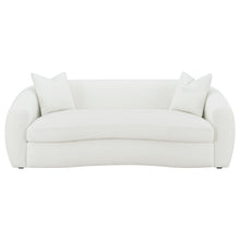 Load image into Gallery viewer, Isabella Upholstered Tight Back Sofa White
