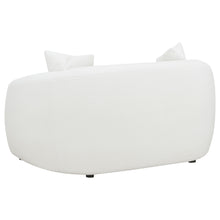 Load image into Gallery viewer, Isabella Upholstered Tight Back Loveseat White
