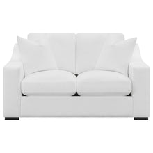 Load image into Gallery viewer, Ashlyn Upholstered Sloped Arms Loveseat White
