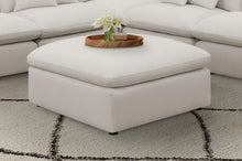 Load image into Gallery viewer, Hobson Cushion Seat Ottoman Off-White image
