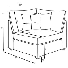 Load image into Gallery viewer, Cambria Modular Sectional Sofa
