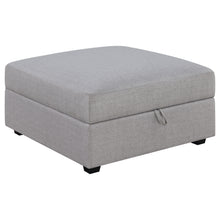 Load image into Gallery viewer, Cambria Storage Ottoman
