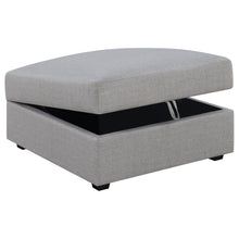 Load image into Gallery viewer, Cambria Storage Ottoman
