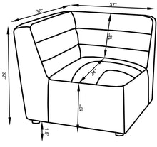 Load image into Gallery viewer, Sunny Upholstered Corner Chair
