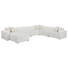 Load image into Gallery viewer, Freddie Upholstered Corner Chair Pearl
