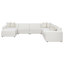 Load image into Gallery viewer, Freddie Upholstered Corner Chair Pearl
