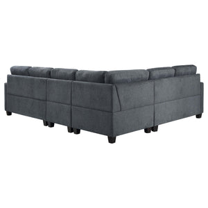 Georgina 4-piece Upholstered Modular Sectional Sofa Beige