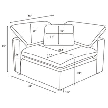 Load image into Gallery viewer, Raleigh Modular Sectionals Grey
