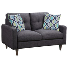 Load image into Gallery viewer, Watsonville Tufted Back Loveseat Grey
