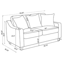 Load image into Gallery viewer, Christine Stationary Loveseat
