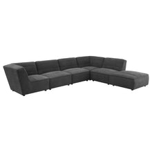 Load image into Gallery viewer, Sunny Upholstered 6-piece Modular Sectional Dark Charcoal
