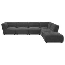 Load image into Gallery viewer, Sunny Upholstered 6-piece Modular Sectional Dark Charcoal
