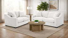 Load image into Gallery viewer, Ashlyn Upholstered Sloped Arms Loveseat White
